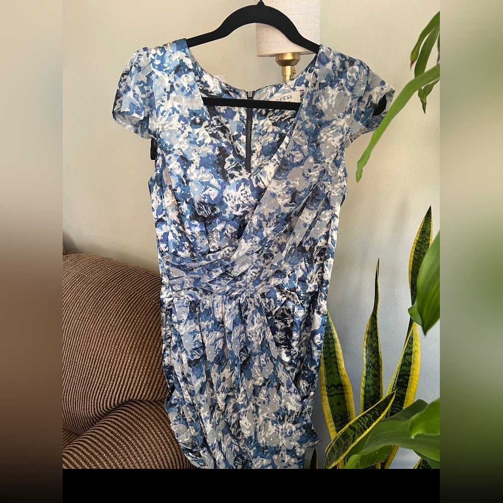 Guess Stretch, blue & gray Cute dress Size 10